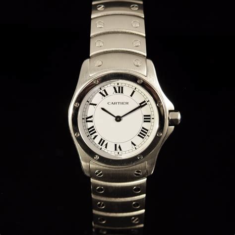 montre ronde de cartier|montre cartier santos 100 prix.